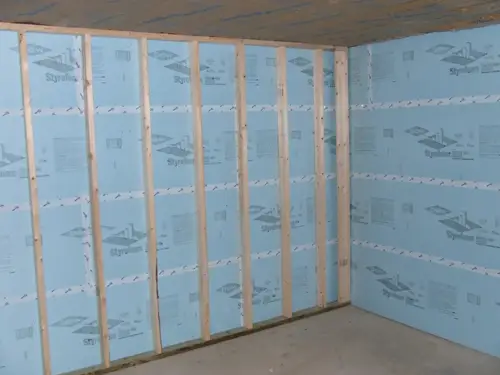 finishing basement walls
